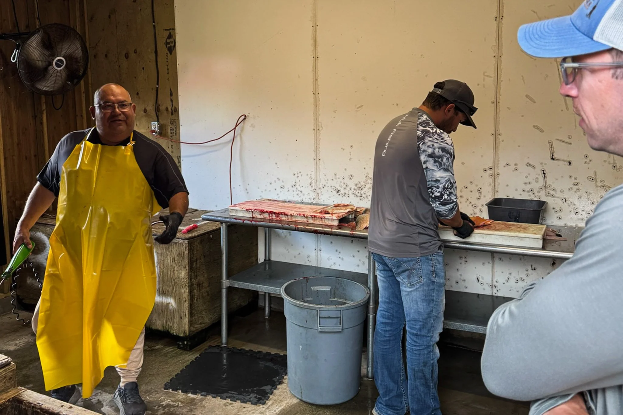 Brad (Jordan's Father) probably telling a ridiculous story