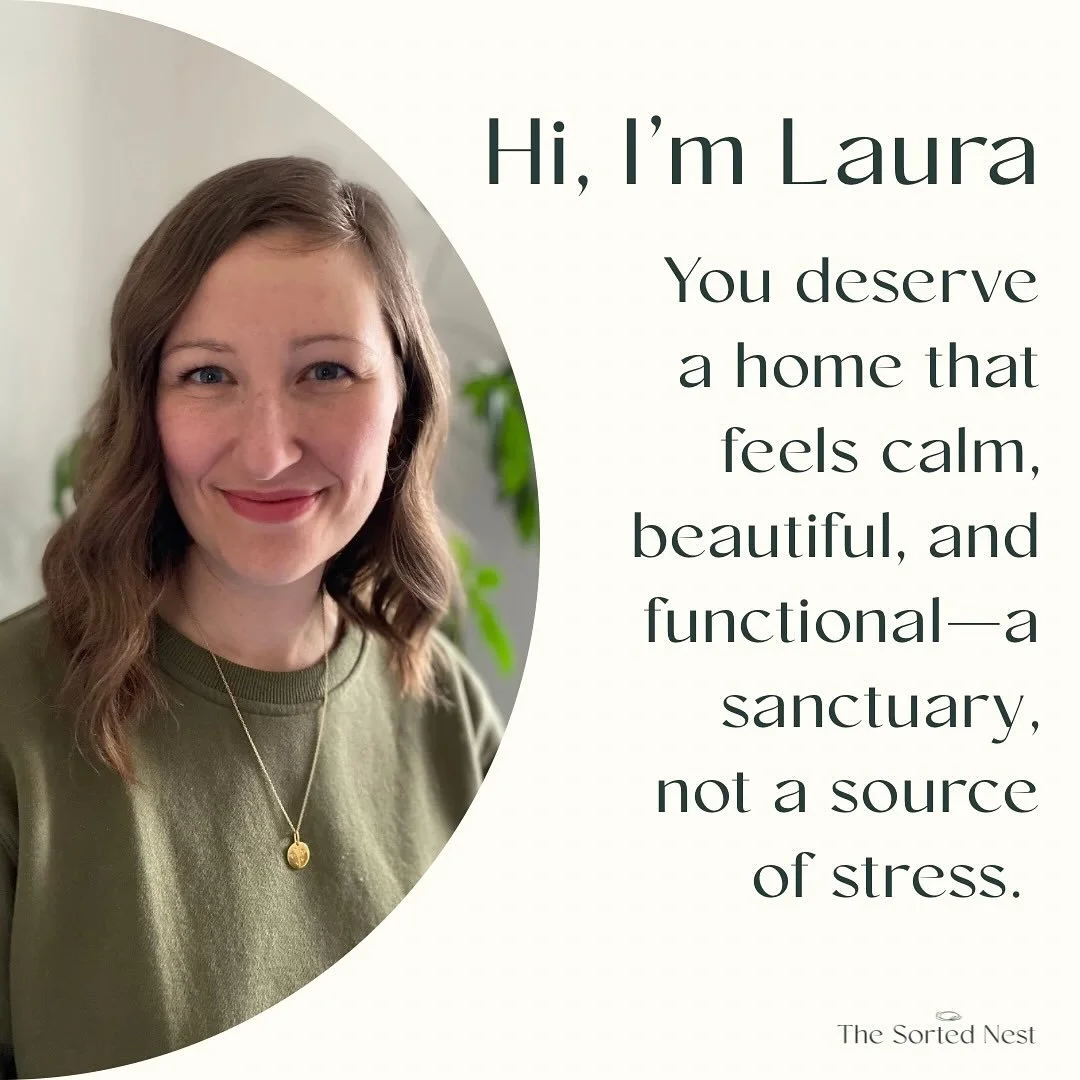 I&rsquo;m Laura Matthews, a professional organizer with tons of passion and excitement for this work. I love to support people in their journey to making sense of their space and things, while gently encouraging letting go of the stuff that doesn&rsq
