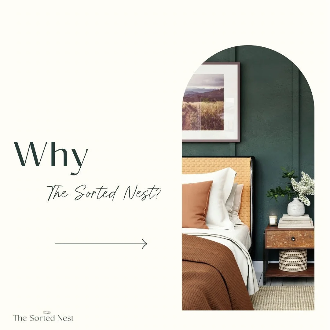 Why work with me (Laura) at The Sorted Nest? Take a scroll to learn a bit more about my background and skills. I&rsquo;d love to work with you! Reach out to connect 😊✨