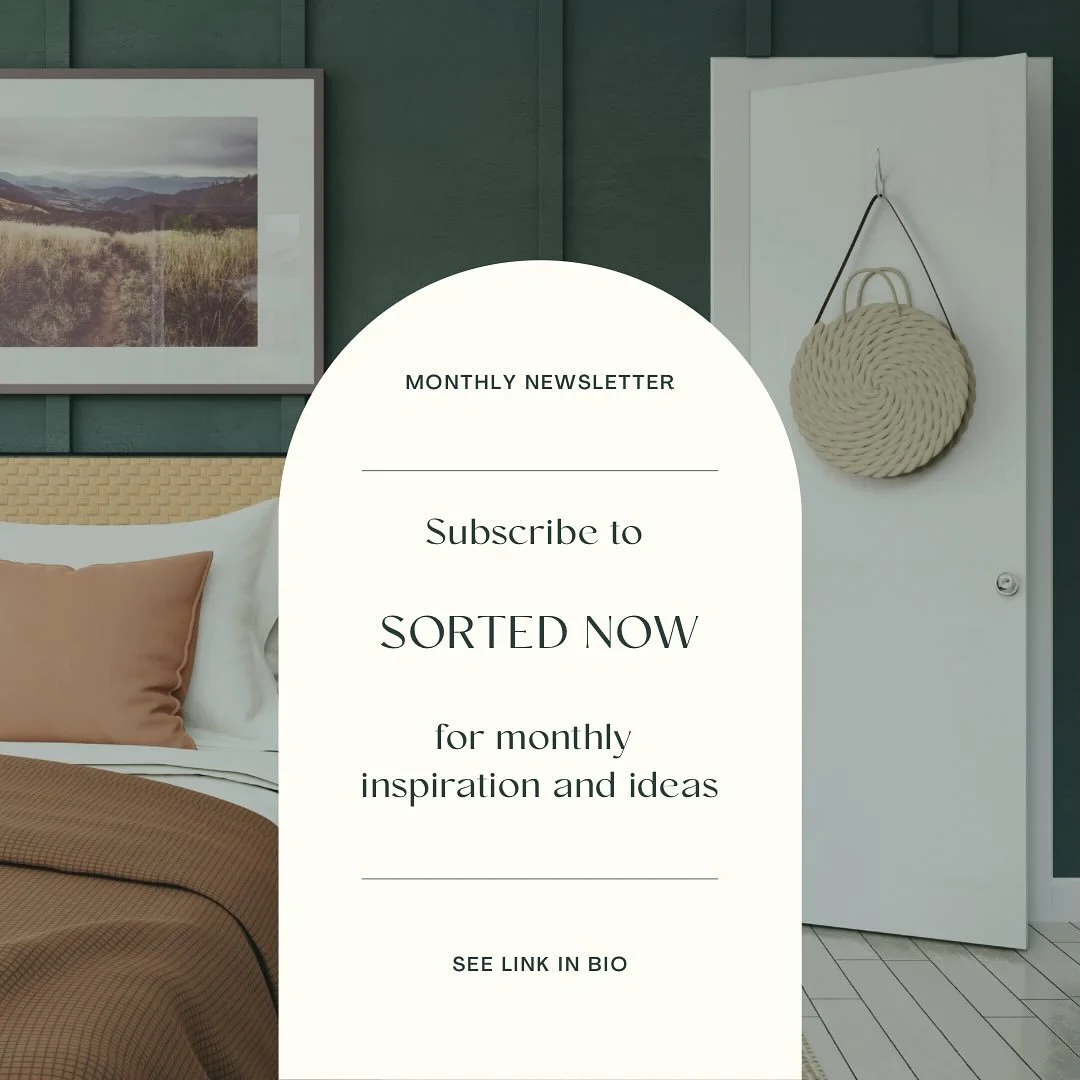 If you&rsquo;d like to hear from The Sorted Nest monthly, subscribe to Sorted Now newsletter. Promise it&rsquo;ll be short and sweet ☺️ Link in bio!
