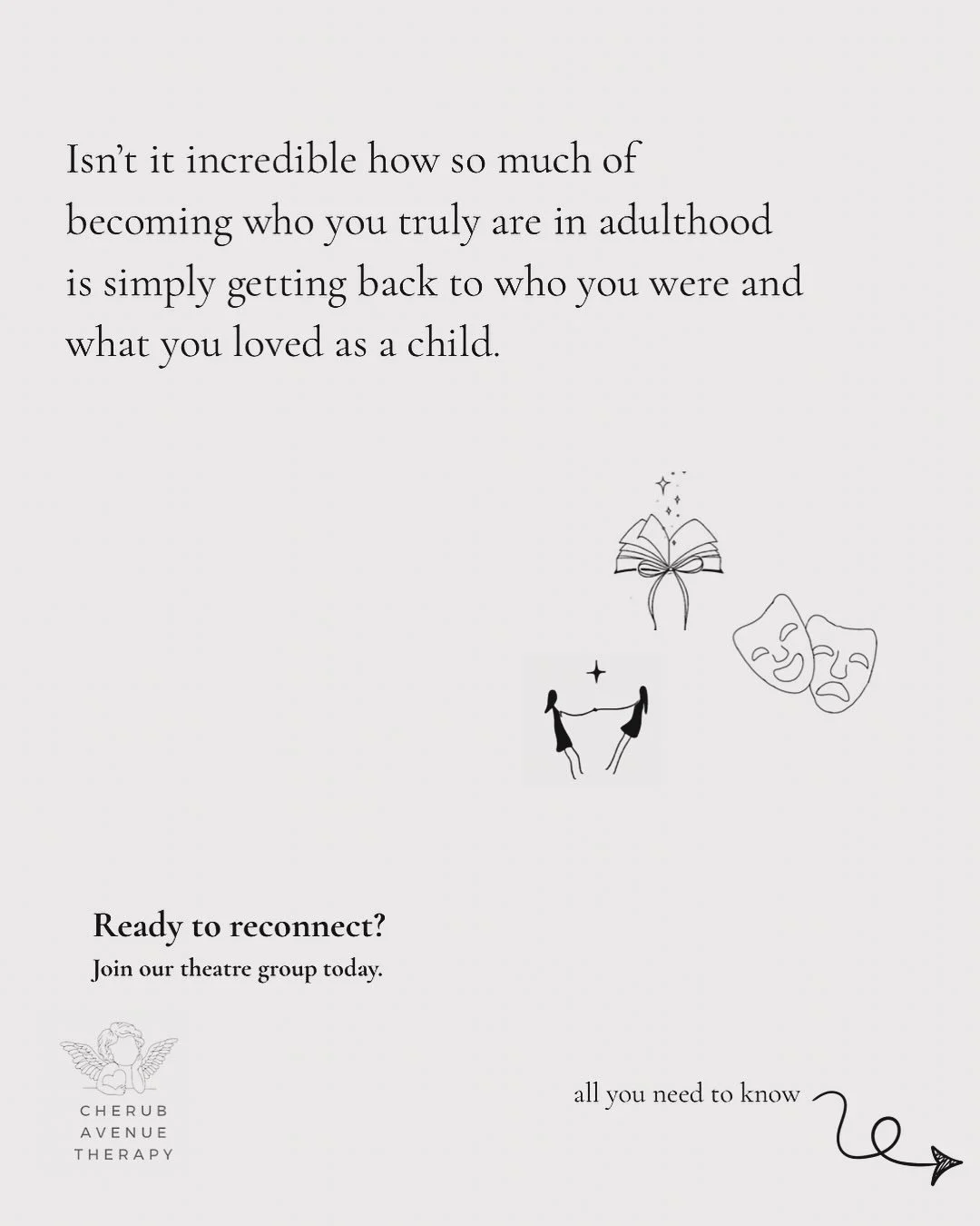 Nearly 2 weeks until we start 🎭🦋✨ 

Send to friends, family, anyone who might be interested. The more, the merrier 🫶🏼