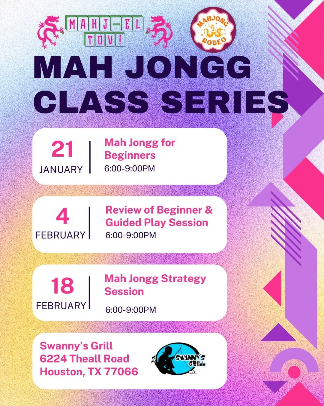 Mah Jongg Class Series