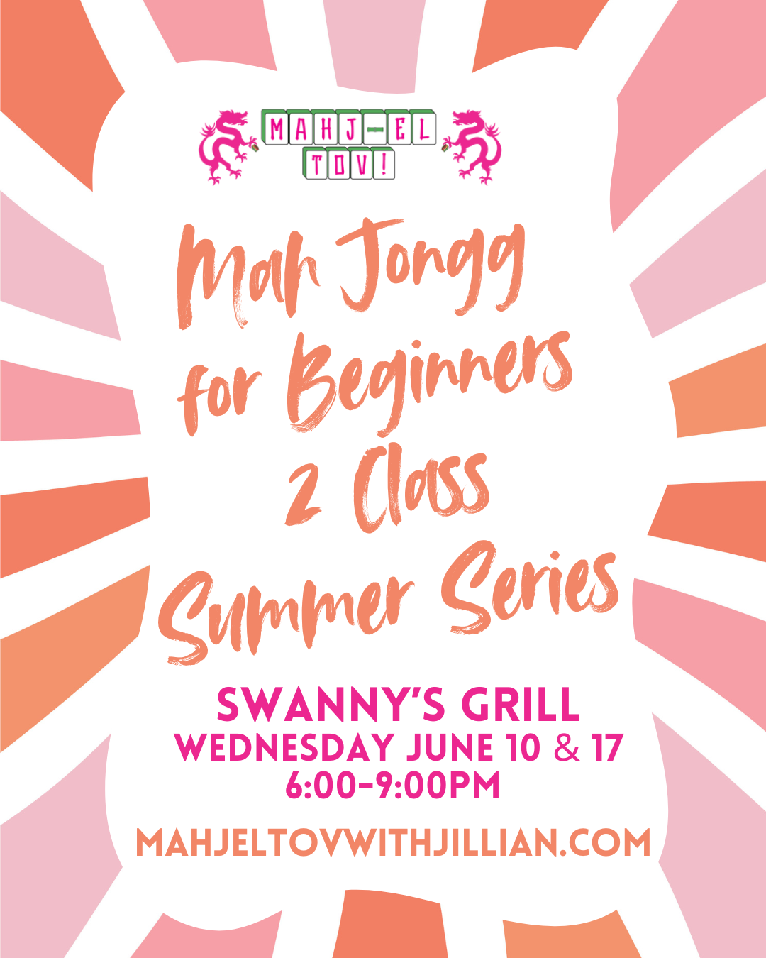 Mah Jongg for Beginners Summer Series