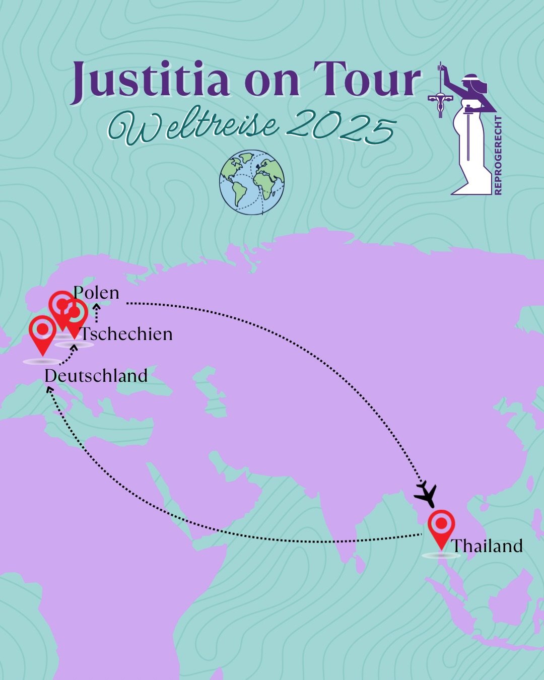 Unsere Justitia war letztes Jahr viel unterwegs - sowohl national, als auch international. Dank euch! Ihr m&ouml;chtet den genauen Weg von Justitia on Tour verfolgen? Schaut in unser Story Highlight✨ Liebe Community, lasst Justitia auch dieses Jahr r