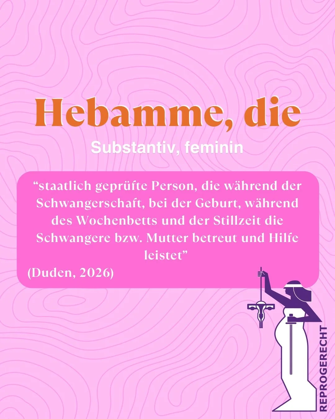🤍 Am 5. Mai ist internationaler Hebammentag

🫄 Dieser Tag macht auf die berufliche Situation von Hebammen aufmerksam und darauf, wie wichtig ihre Arbeit f&uuml;r unsere Gesellschaft ist. 

🤱 Deshalb lohnt es sich, genauer hinzuschauen: Hebammen be