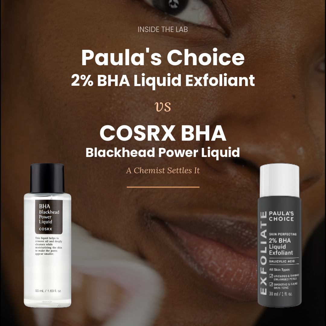 Paula's Choice BHA vs COSRX BHA Blackhead Liquid 