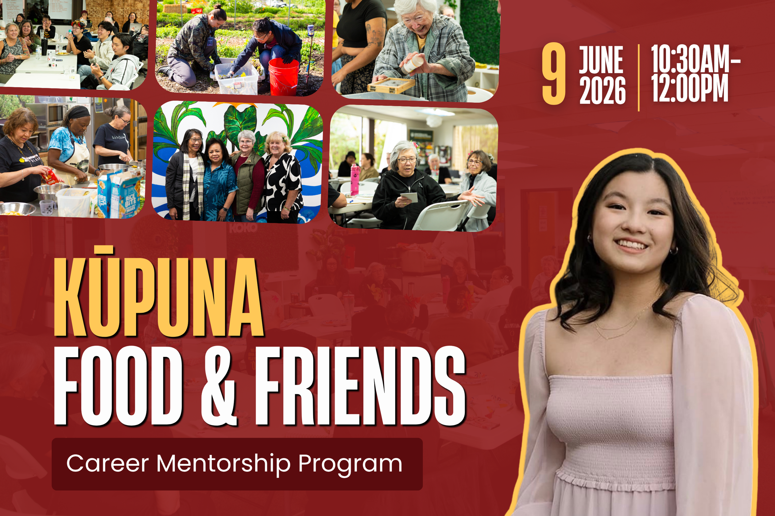 Kūpuna Food &amp; Friends: New Career Mentorship Program