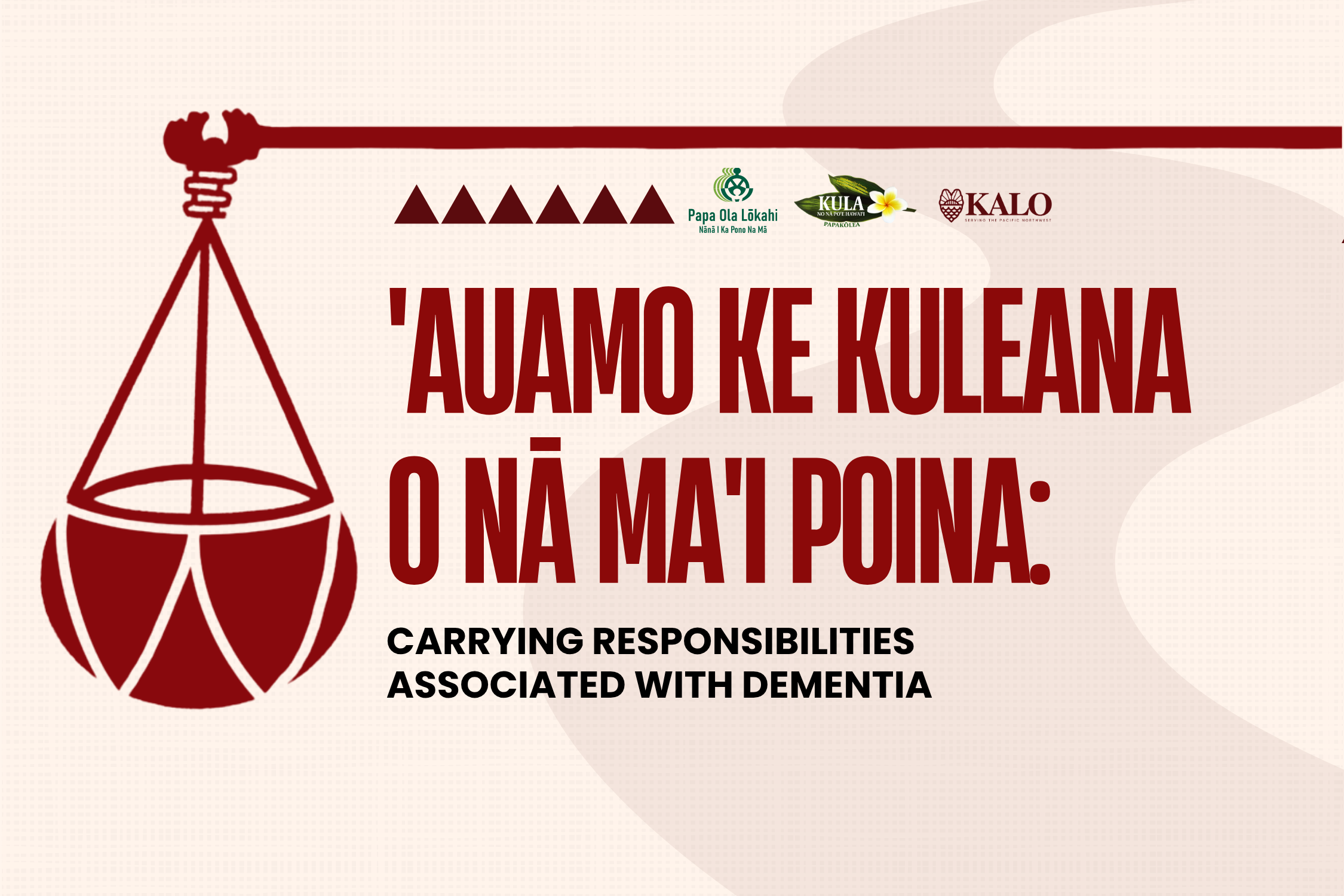 'Auamo Ke Kuleana O Nā Maʻi Poina: Carrying Responsibilities Associated with Dementia