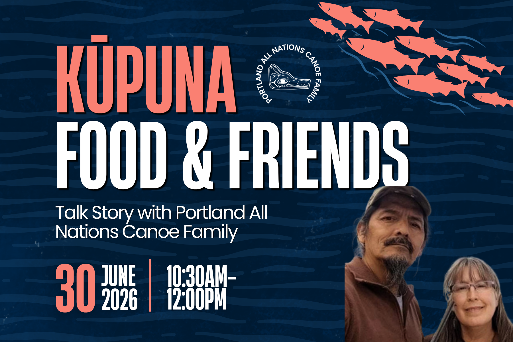 Kūpuna Food &amp; Friends: Portland All Nations Canoe Family