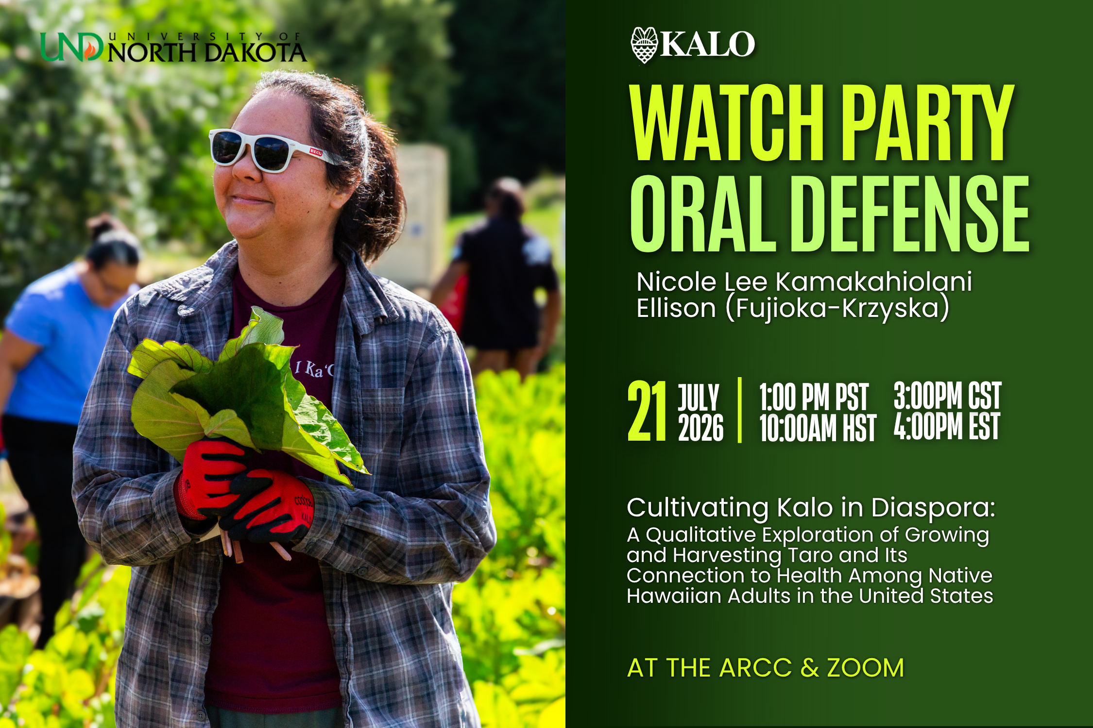 Nicoleʻs Dissertation Watch Party Oral Defense