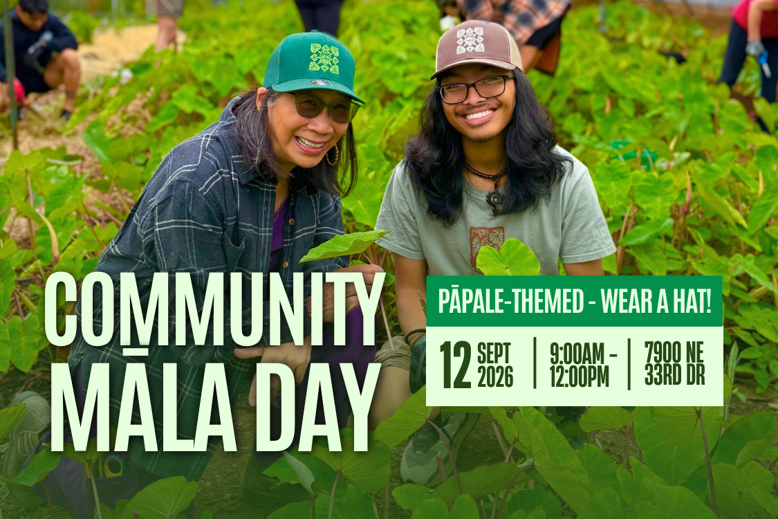 Pāpale-Themed Community Māla Day
