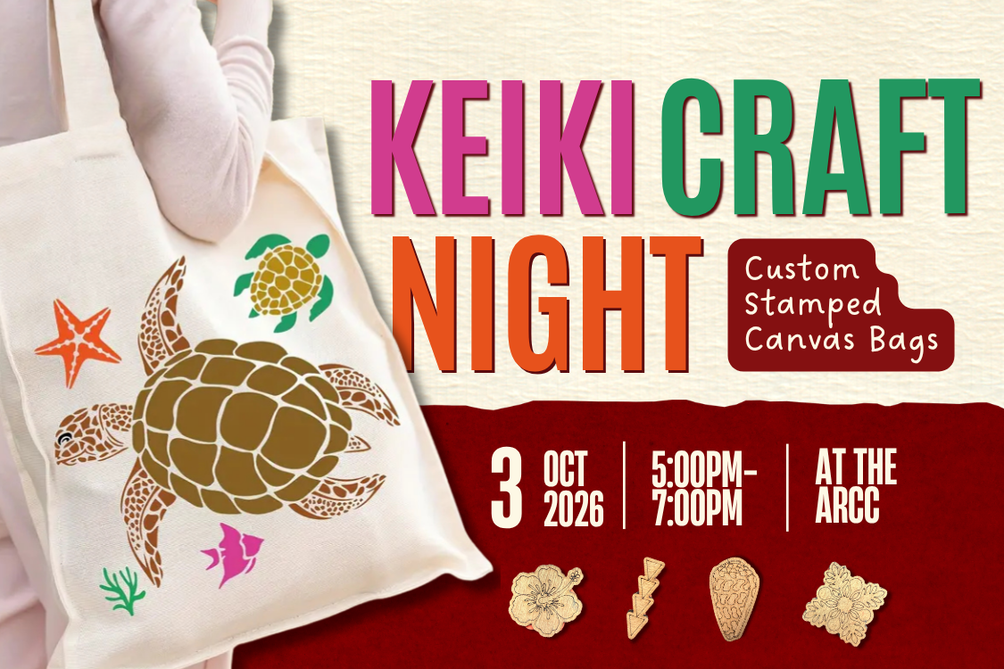 Keiki Craft Night - Custom Canvas Bags