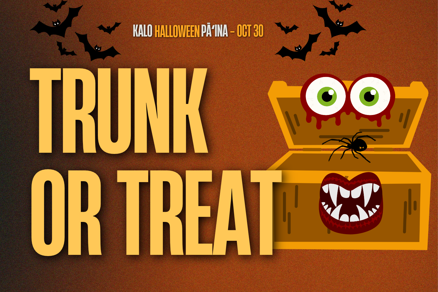 Trunk Or Treat - Halloween Pāʻina
