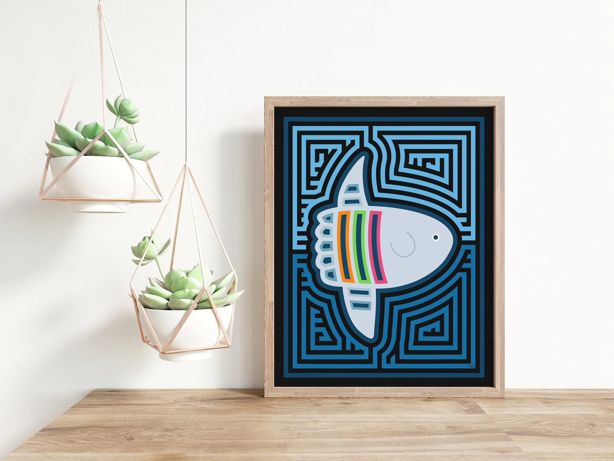 Ocean Sunfish (Mola Mola) Print