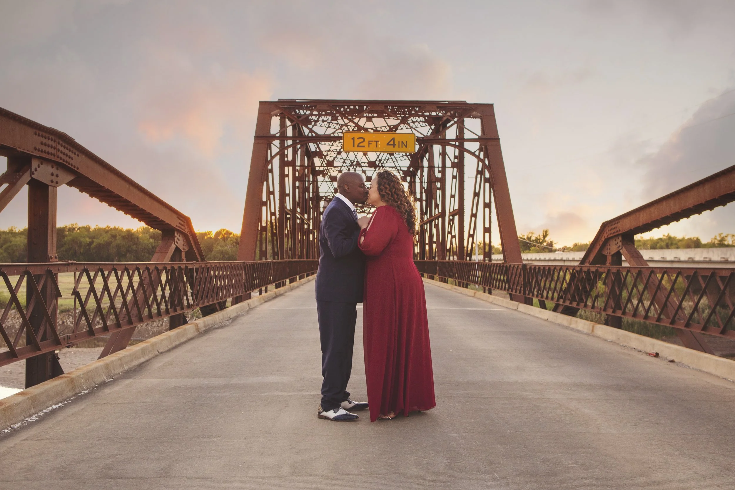 Sunset engagement session 