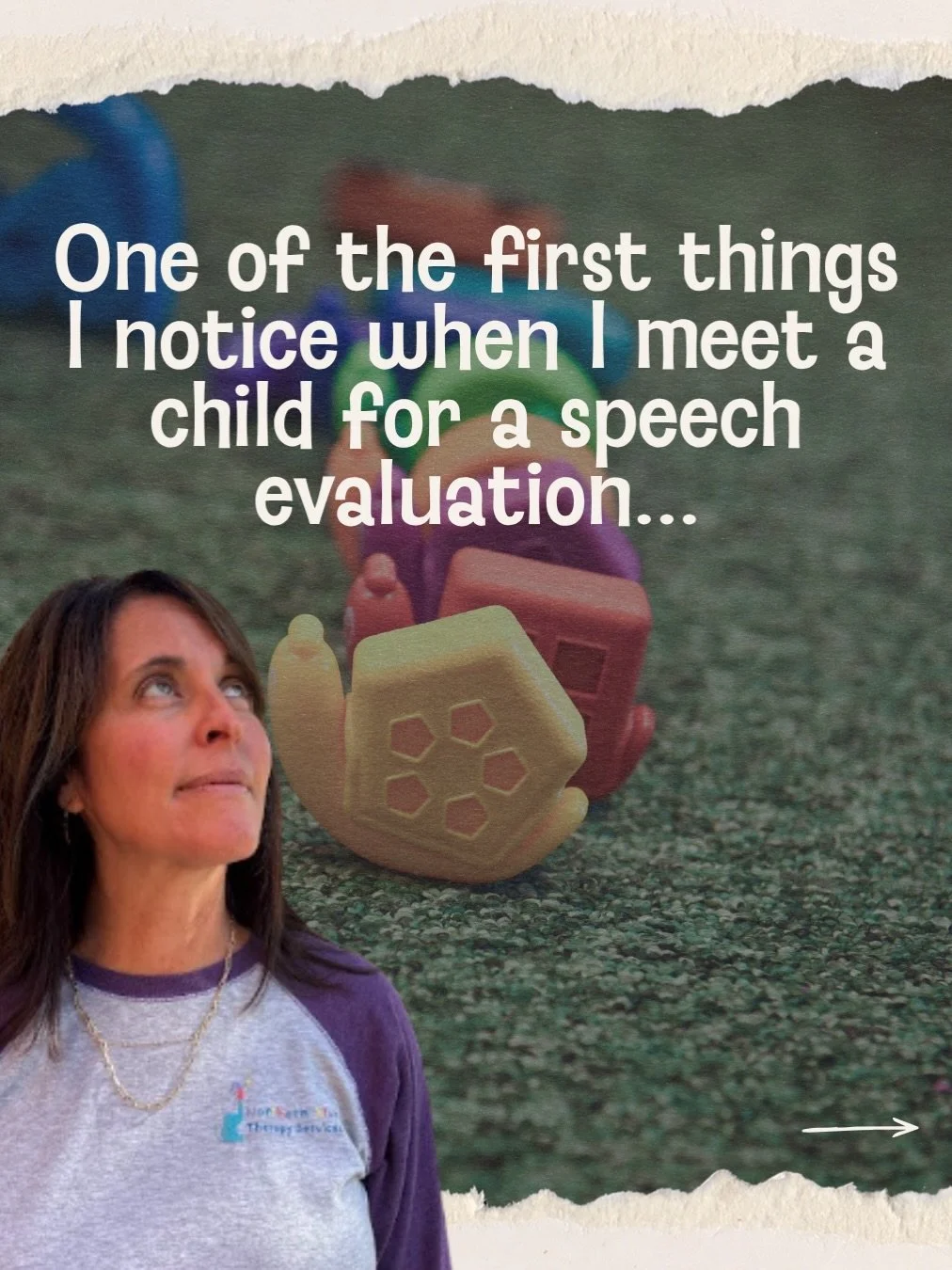 An evaluation is one moment, in one new place, with someone your child may have just met. So I&rsquo;m looking beyond the number of words I hear that day.

I&rsquo;m noticing how your child connects, what draws them into play, how they communicate wh
