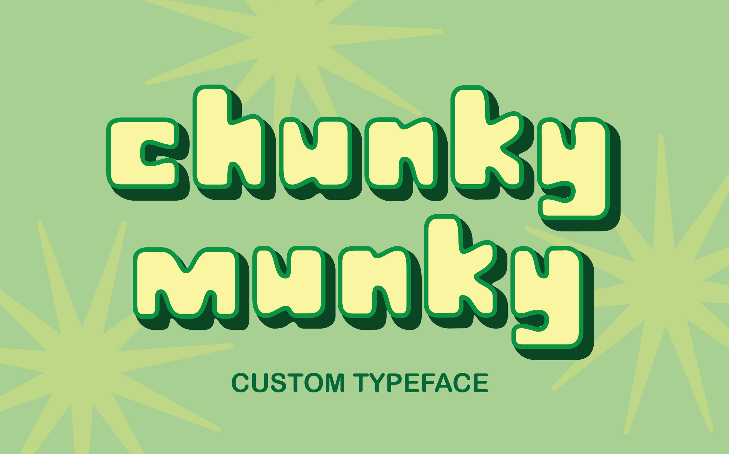 Chunky Munky Typeface