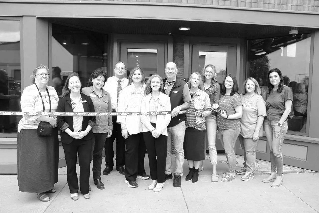 Ribbon-cutting with partner NeighborWorks Great Falls at Baatz Block Apartments in Great Falls