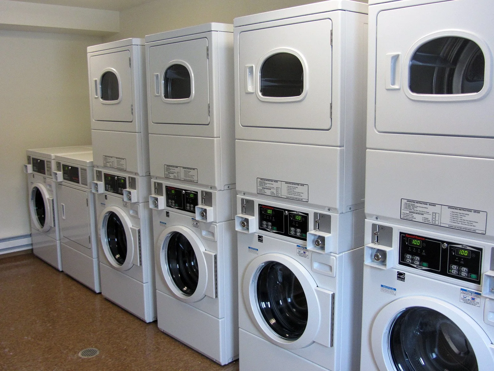 On-site laundry facilities at Silver Bow Village