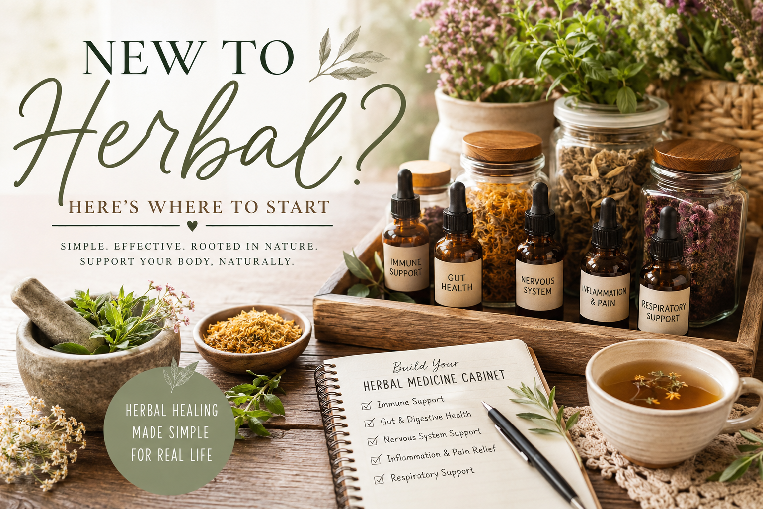 🌿 New to Herbal? Start Here (And Why These Matter First)