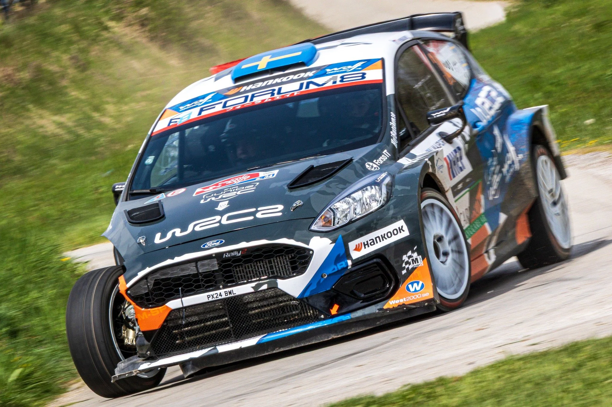 Trying the open-wheel category.

Mille Johansson and Johan Gr&ouml;nvall continuing on three wheels during Rally Croatia 2026.

📍 SS12 Pećurkovo Brdo &ndash; Mrežnički Novaki 1, Croatia
📸 Marco Rimola
&copy;️ Pure WRC Agency
&copy;️ Marco Rimola Ph