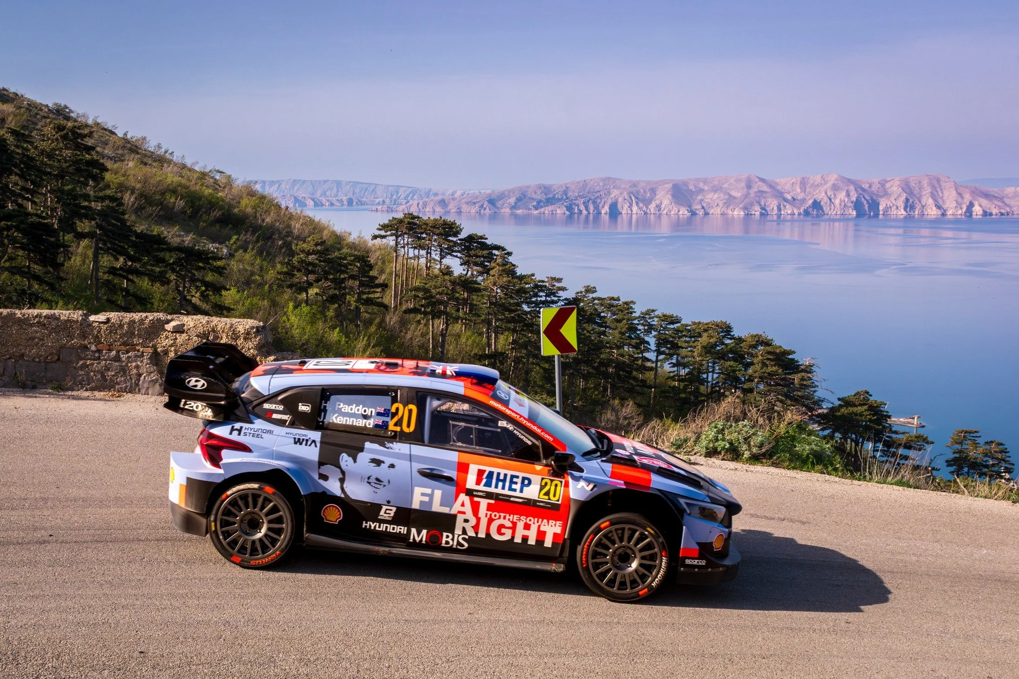 Between mountain and sea.

Hayden Paddon and John Kennard with the Hyundai i20 N Rally1 on the road to the podium at Rally Croatia 2026.

📸 Marco Rimola
&copy;️ Pure WRC Agency
&copy;️ Marco Rimola Photography
⚠️ All rights reserved | Unauthorized u