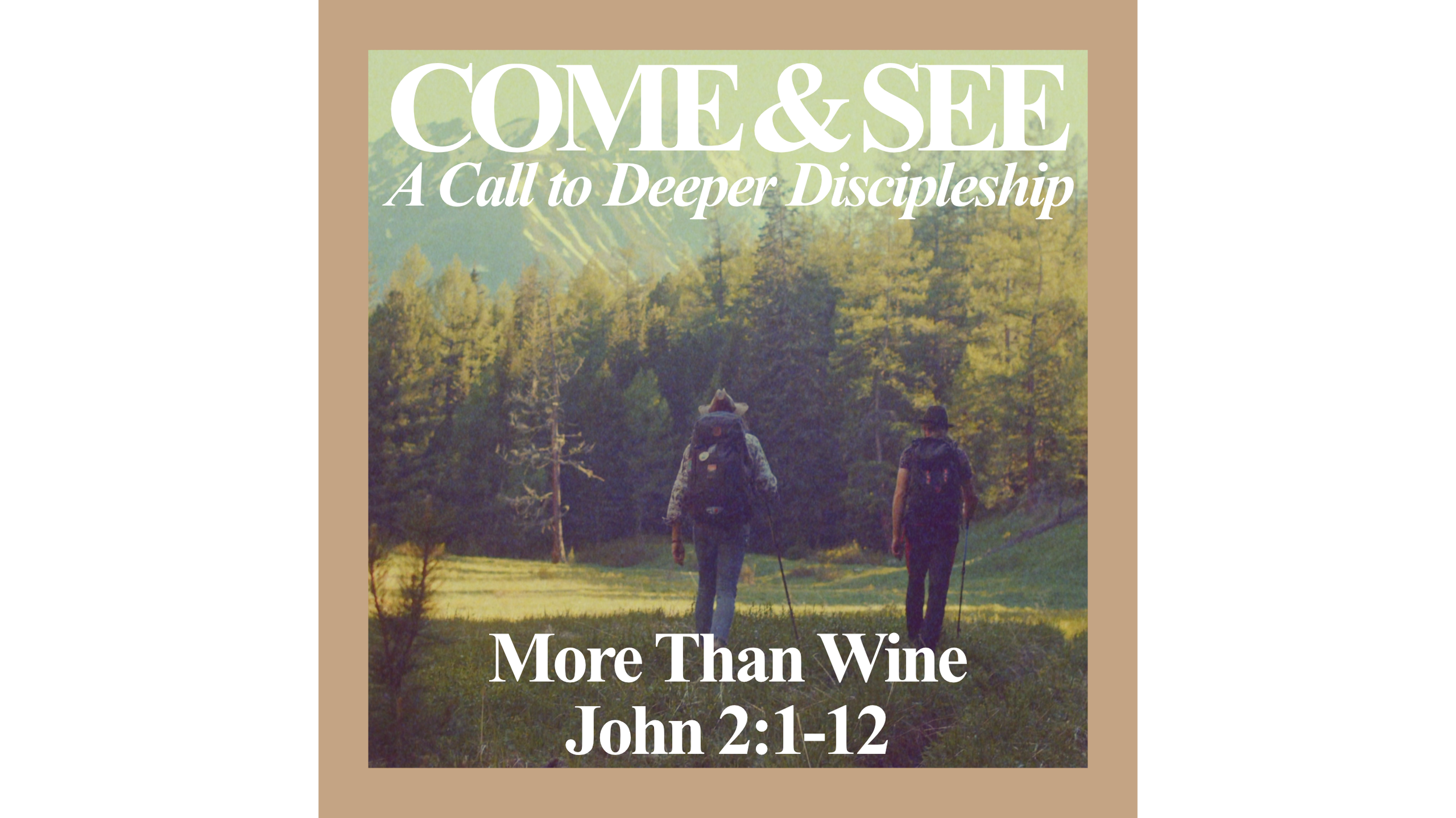 Come And See: “More Than Wine”