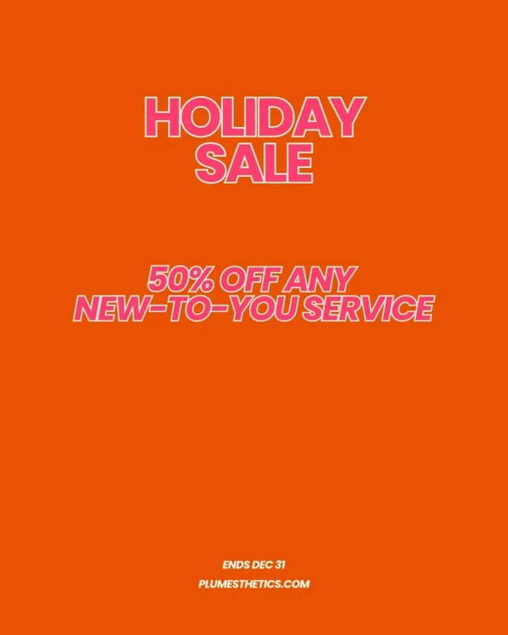 ‼️Anything you&rsquo;ve ever wanted to try? It&rsquo;s 50% off now 😉‼️ Nov 23- Dec 31st take half off of any and every service you&rsquo;ve had your eye on but never tried! Brows, Brazilians and everything in between !!
✦
I know everyone&rsquo;s str