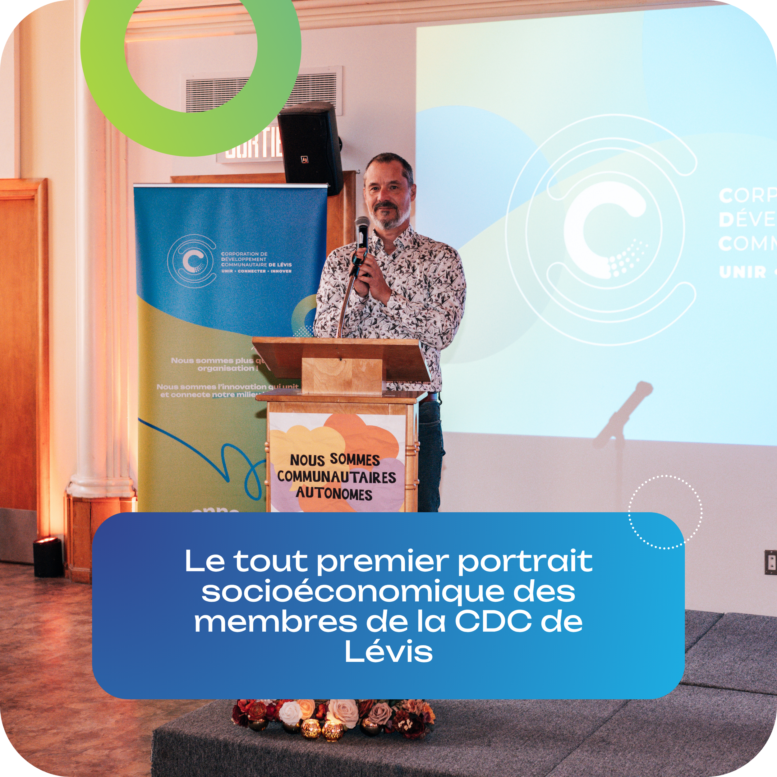 Pour la première fois, la CDC Lévis dresse le portrait socioéconomique de ses membres