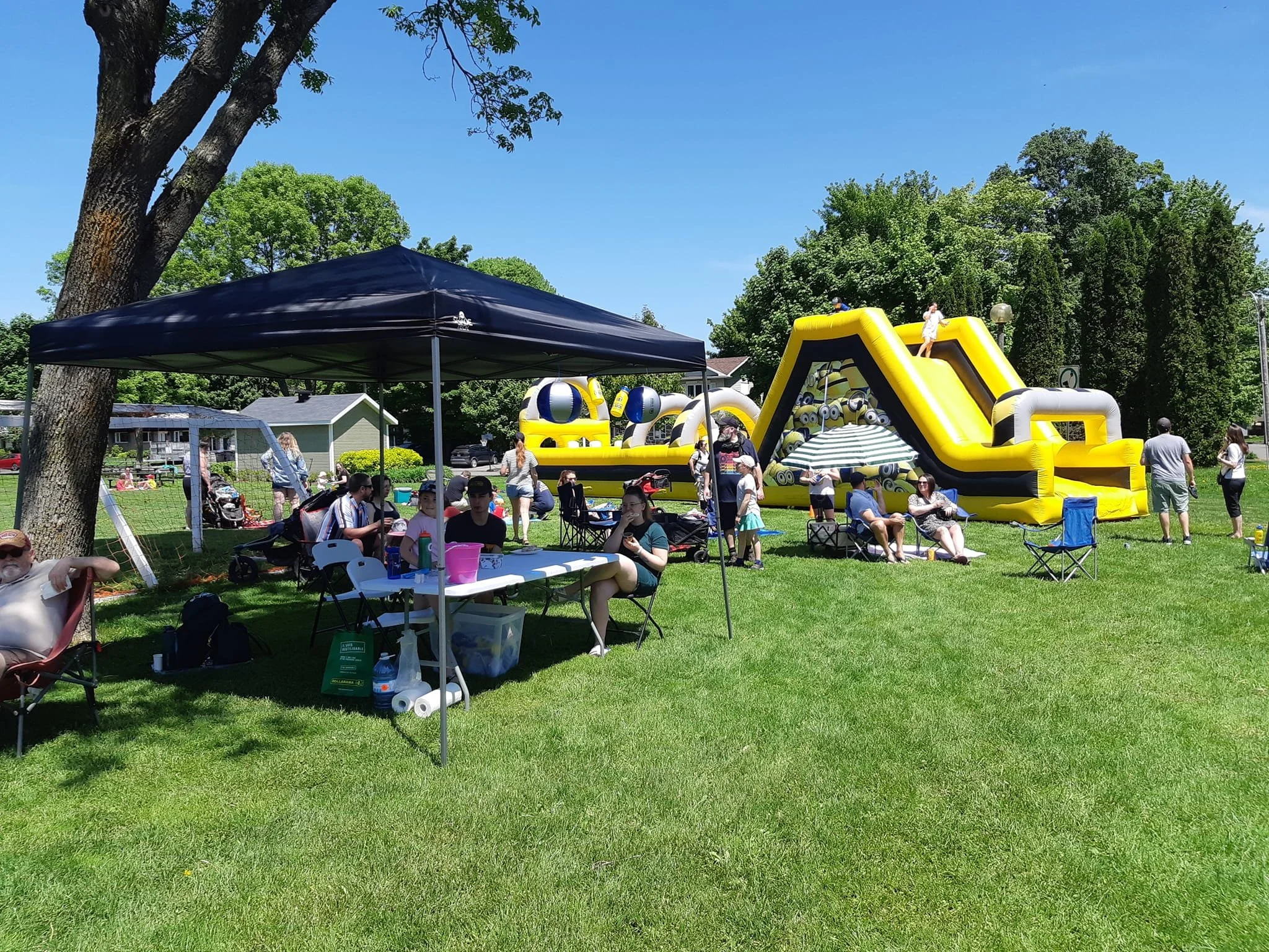 Fête du voisinage au parc du Paysan             Saint-Romuald