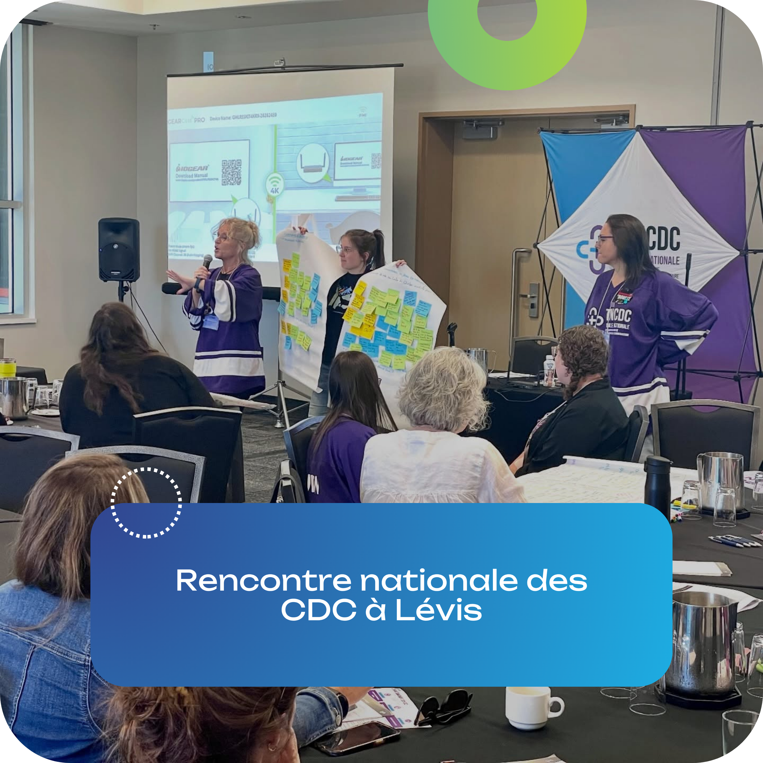 Lévis au coeur du mouvement : La rencontre nationale des CDC, un moment marquant!