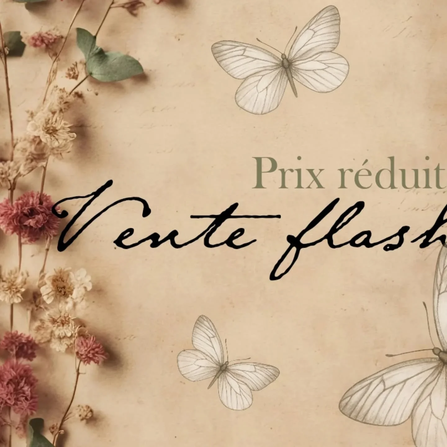 💟🌸🌿Oy&eacute;, oy&eacute;, oy&eacute;... petite vente flash ce week-end au fur et &agrave; mesure 💟🌸🌿

Les lots seront fixes et &agrave; prix r&eacute;duit UNIQUEMENT pour ce wd (validit&eacute; : 29.12 23h59) 💌 Tout sera en story sur FB + Ins