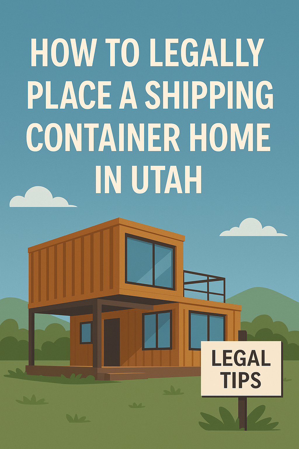How to Legally Place a Shipping Container Home in Utah