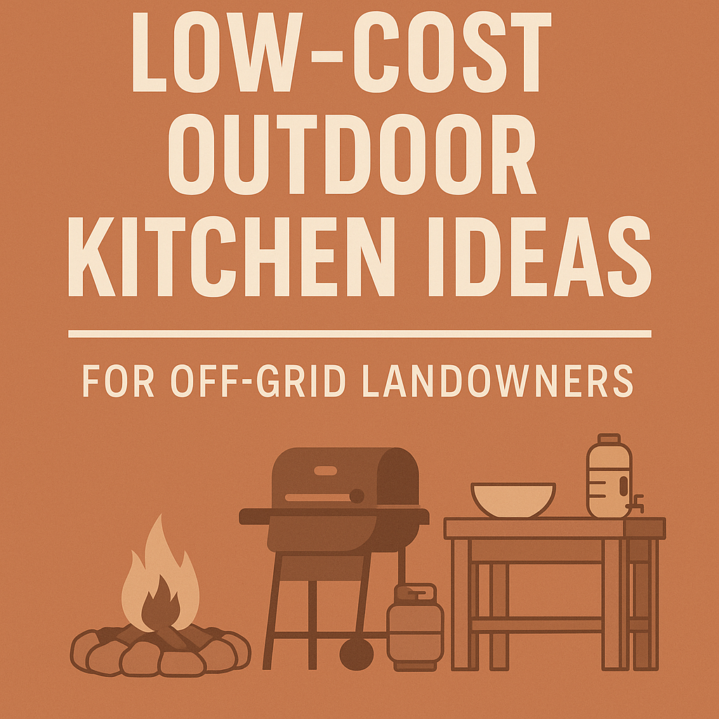 Low-Cost Outdoor Kitchen Ideas for Off-Grid Landowners