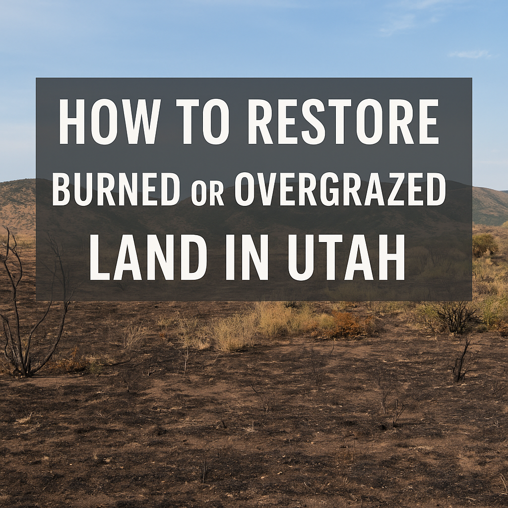 How to Restore Burned or Overgrazed Land in Utah