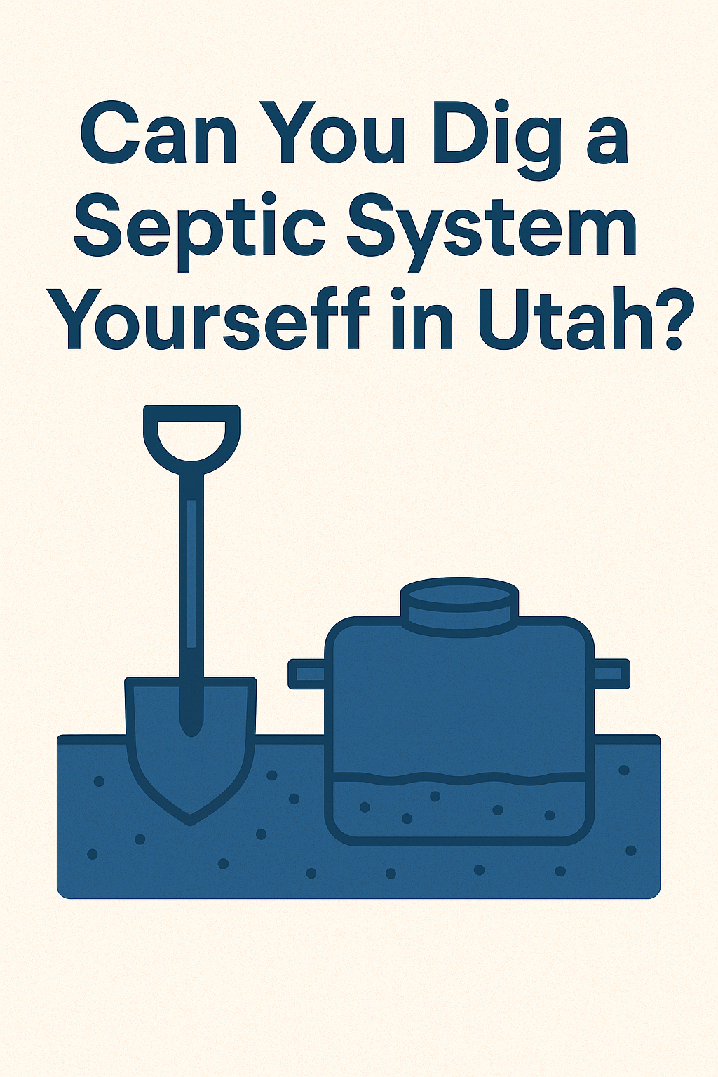 Can You Dig a Septic System Yourself in Utah?