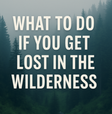 What to Do If You Get Lost in the Wilderness
