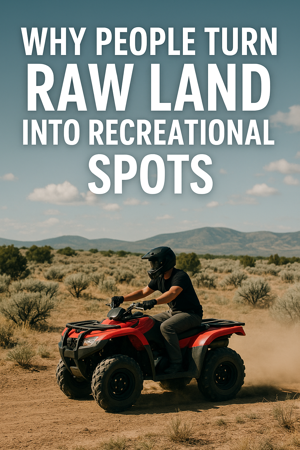 Turning Open Land Into Recreational Spots