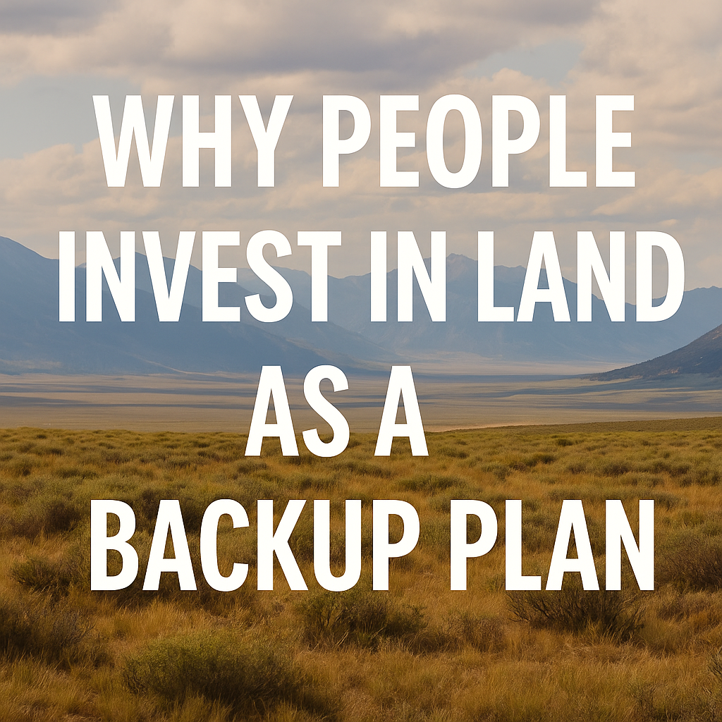 Why People Invest in Land as a Backup Plan