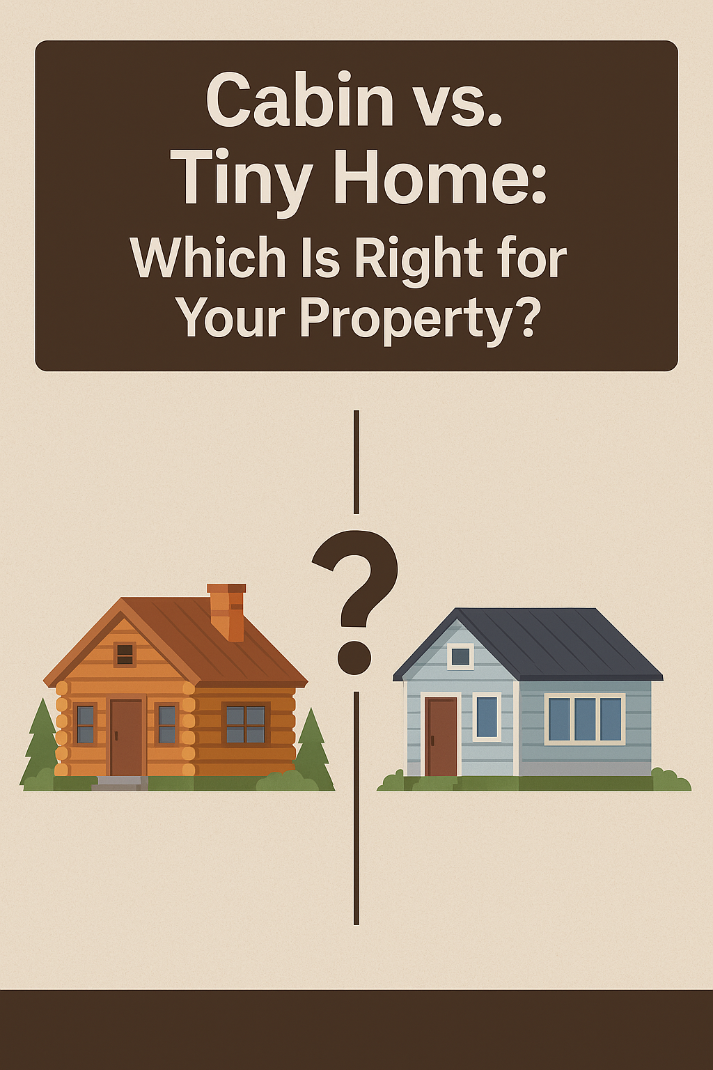 Cabin vs. Tiny Home: Which Is Right for Your Property?