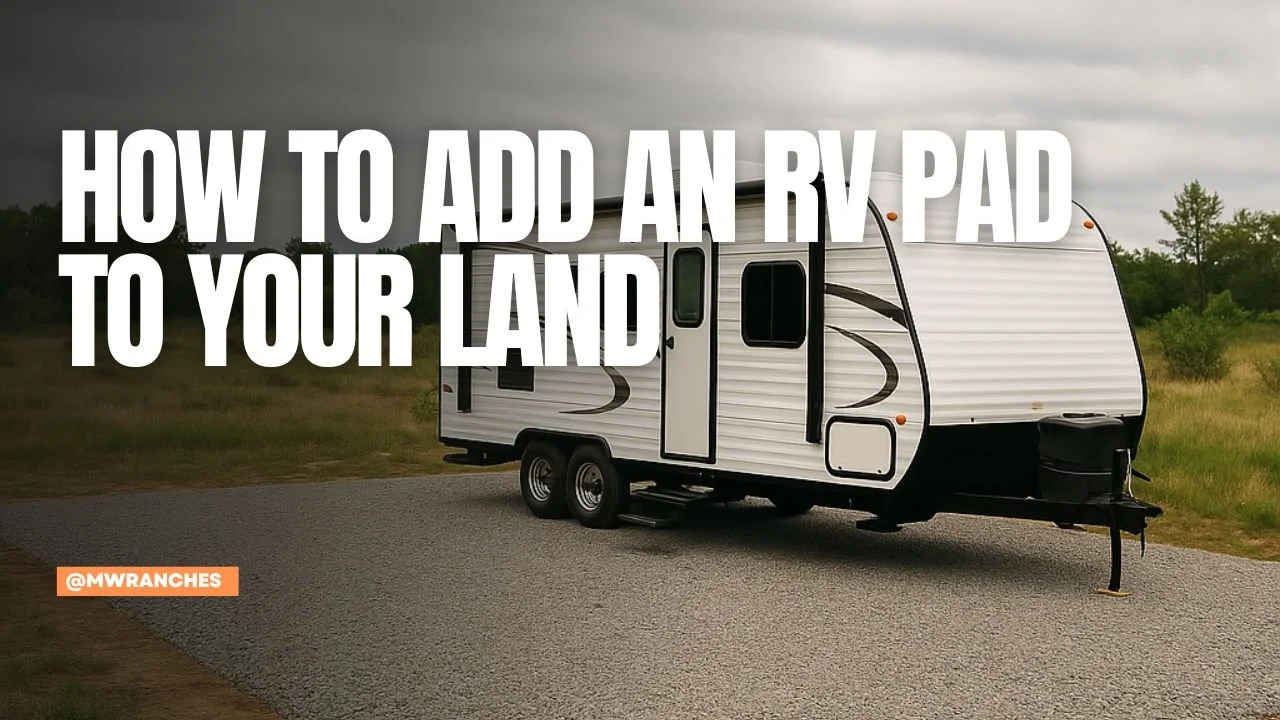 How to Add an RV Pad to Your Land