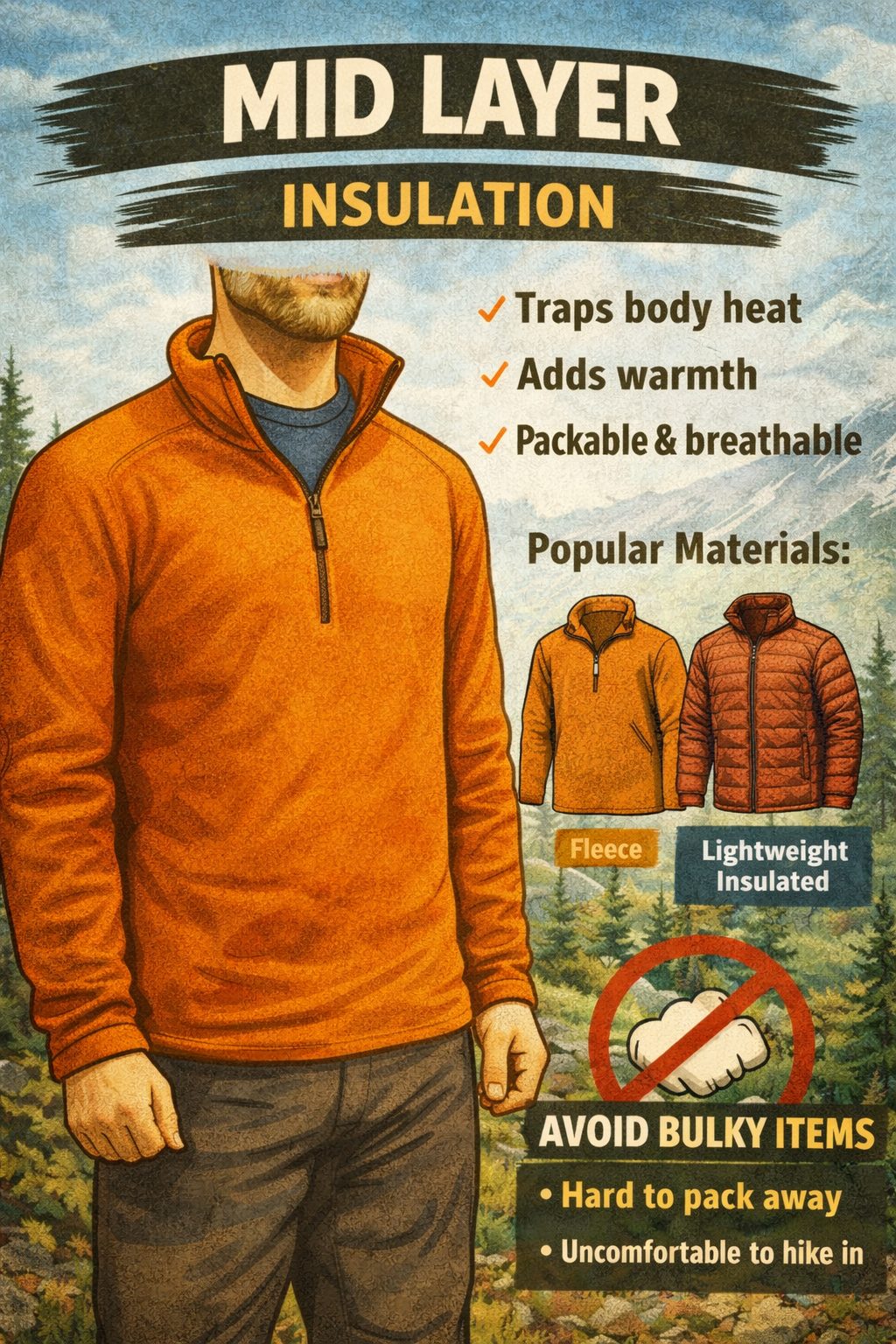 mid layer insulation