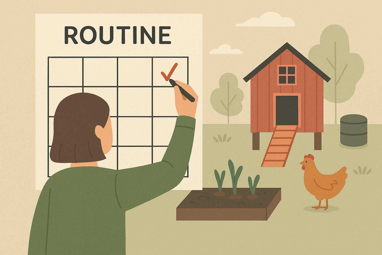 teaching routine to kids