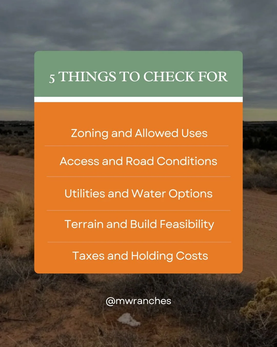 5 things to check for when buying land