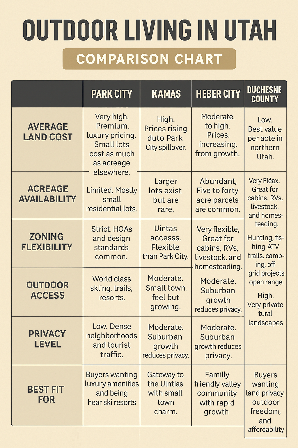 outdoor living in utah
