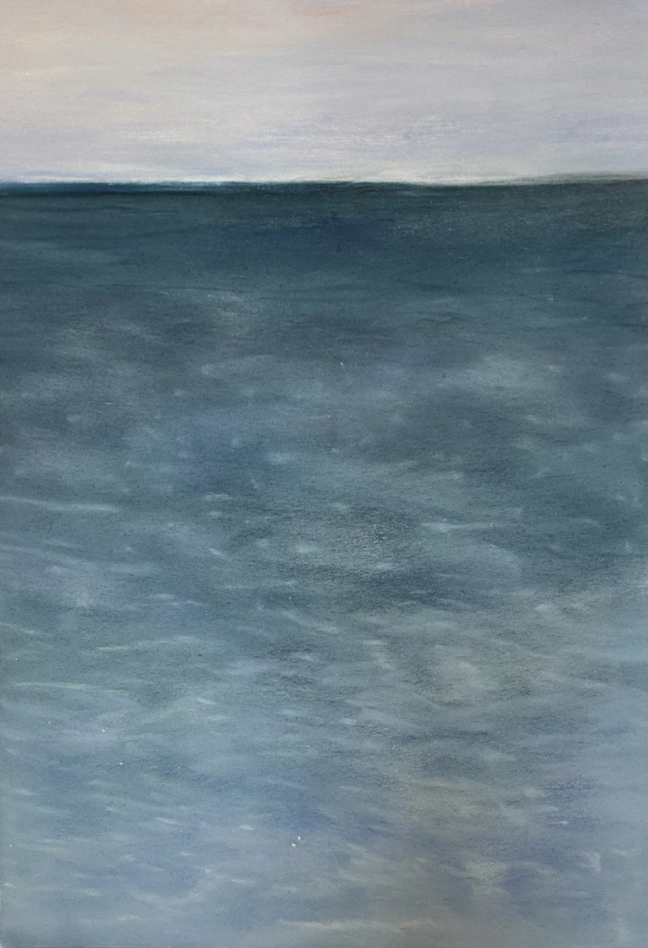 Sea Triptych, Panel 3, Pastel Board, 16x12