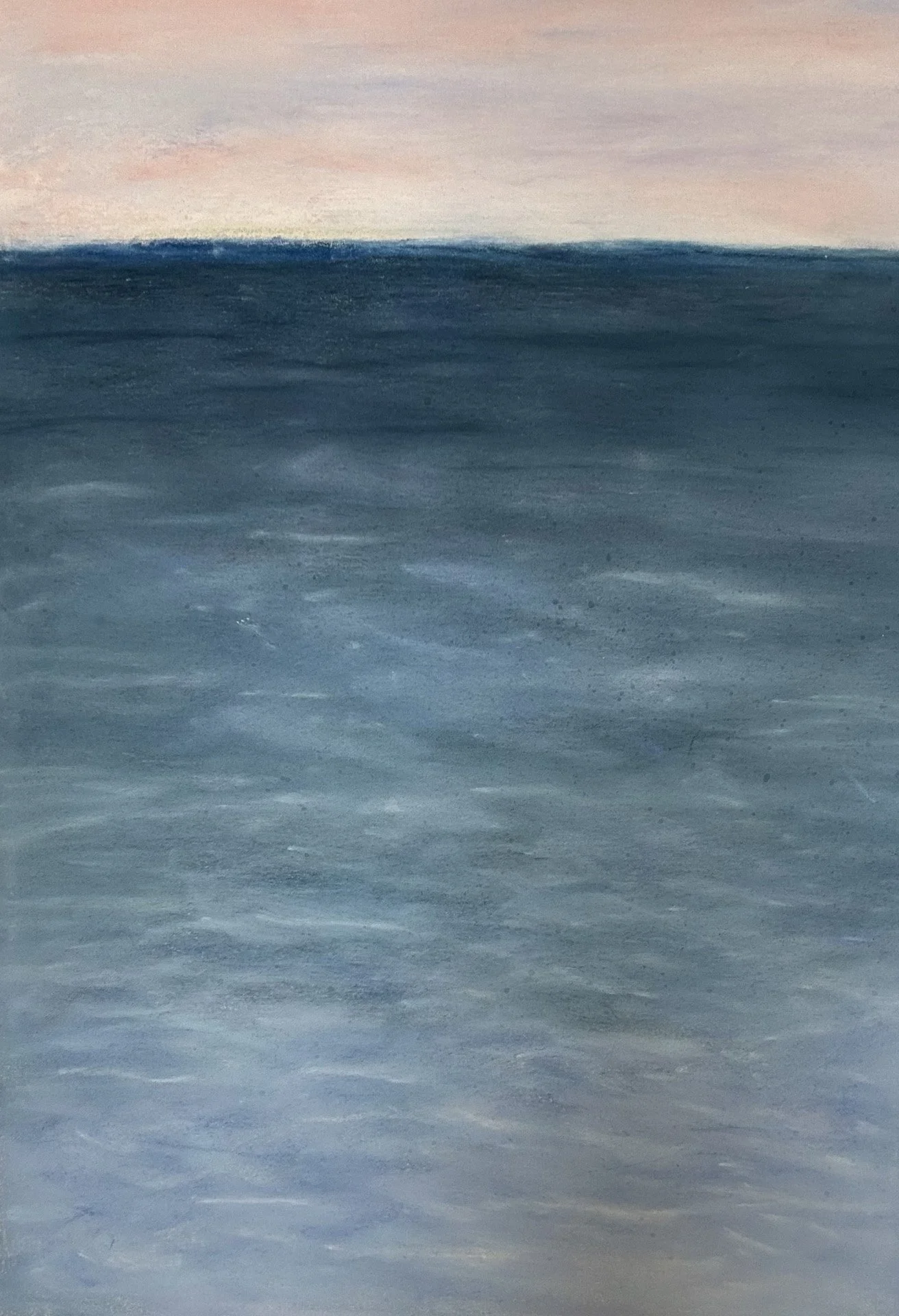 Sea Triptych, Panel 1, Pastel Board, 16x12