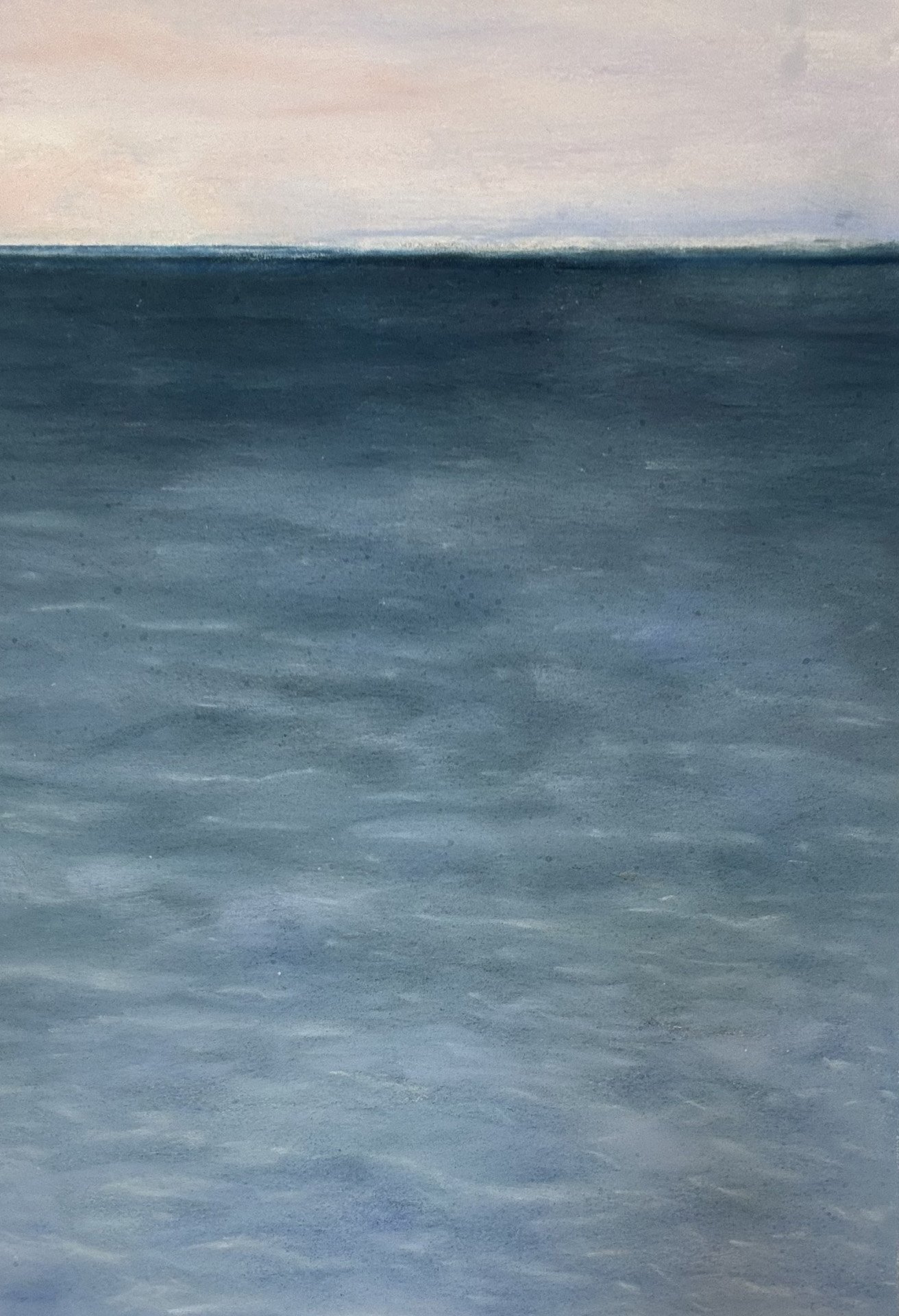 Sea Triptych, Panel 2, Pastel Board, 16x12
