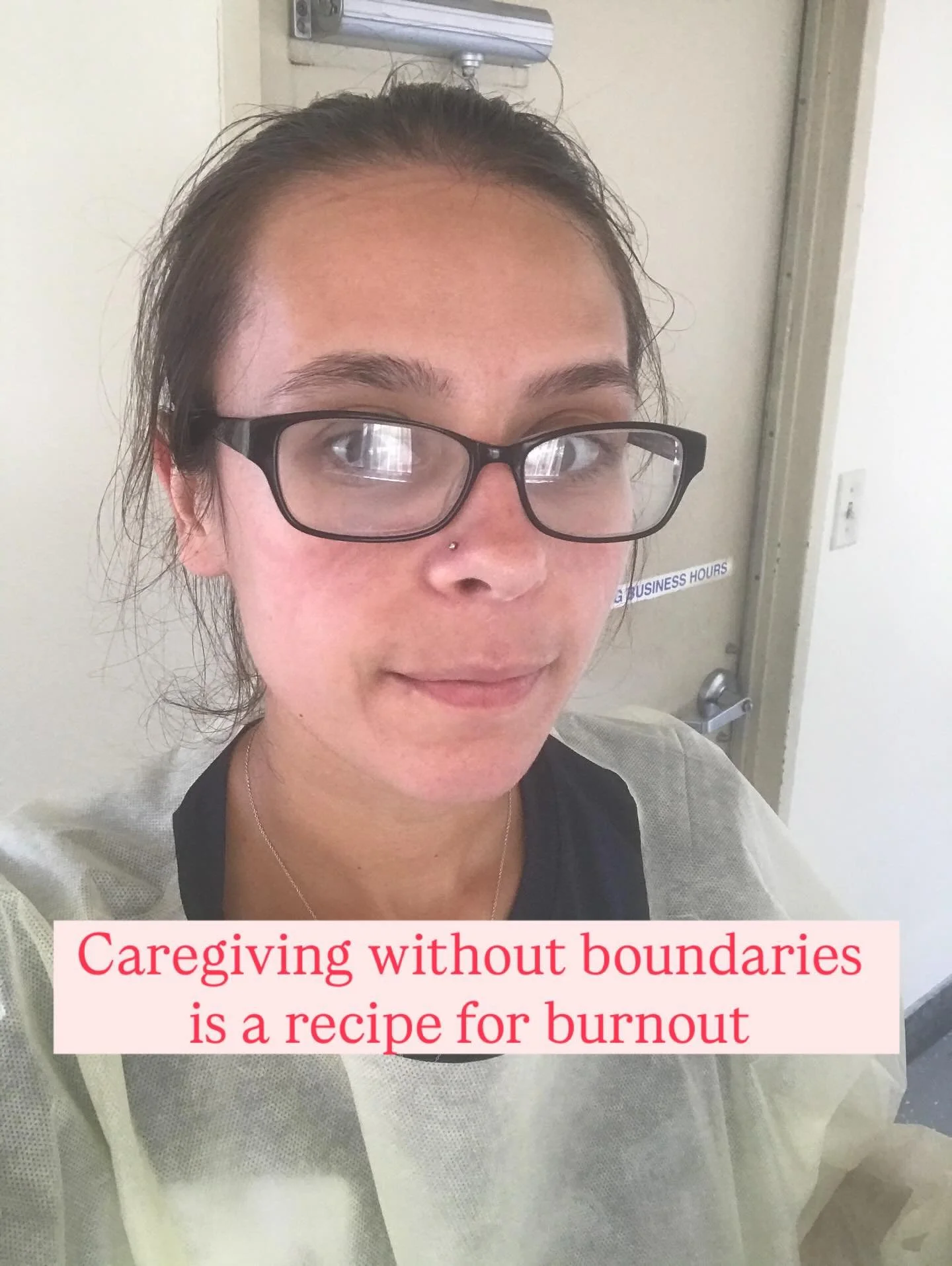 Caregiving without boundaries is a recipe for burnout

I used to drop everything to help others
At work i would see 18 patients without breaks
Staying late to chart, answer messages, fill out forms

I had caregiving responsibilities in my personal li