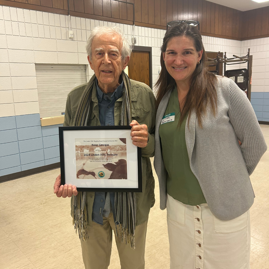 Peter Georgas and CM Linea Palmisano (2024 Treasures Program)